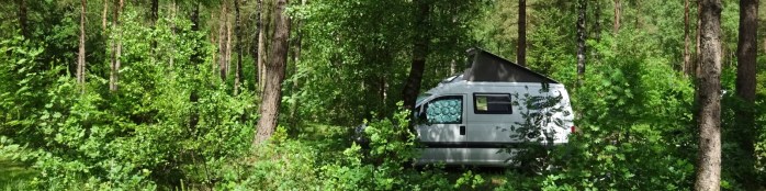 minicamper kamperen kootwijk zanderdennen